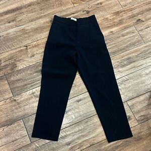 Babaton Black Cropped Trousers Sz 00